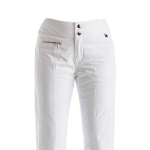 Nills Zermatt Ski Pants 10 White Snowboard 60g Insulated Pockets NWT $245